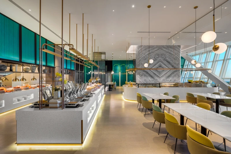 位於26樓的自助餐「日全食」。