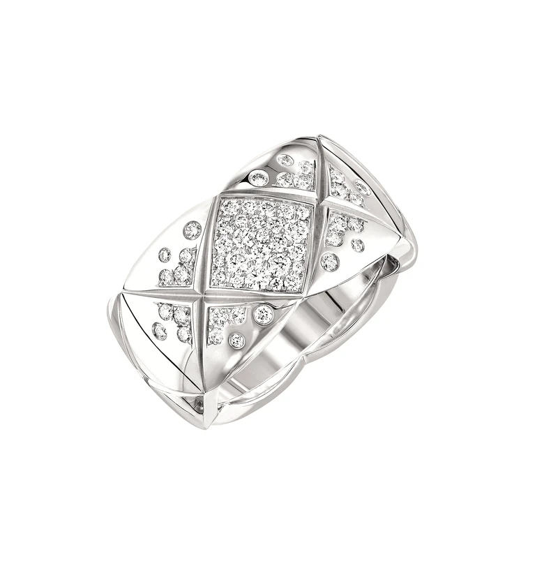 Chanel的Coco Crush菱格紋圖騰系列珠寶 Chanel的Coco Crush菱格紋圖騰系列珠寶