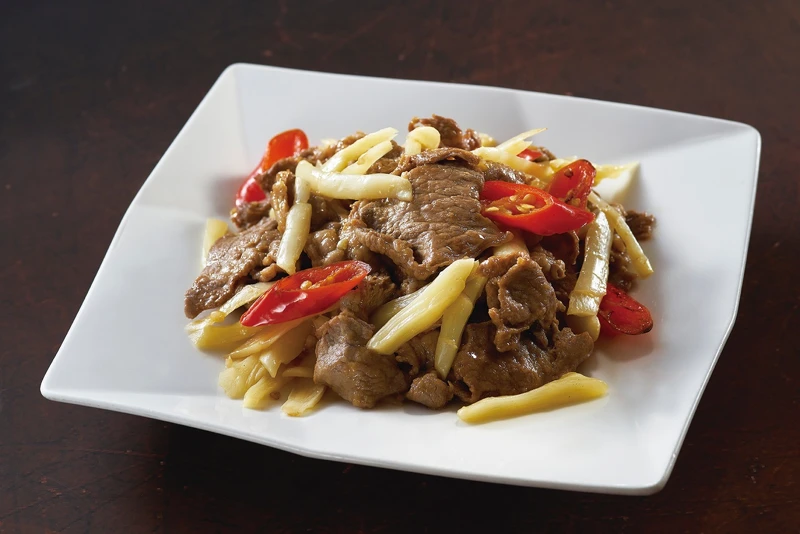 照片為醋薑炒羊肉