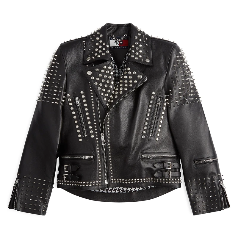 龐克風鉚釘騎士皮衣,NT$59,800 龐克風鉚釘騎士皮衣,NT$59,800