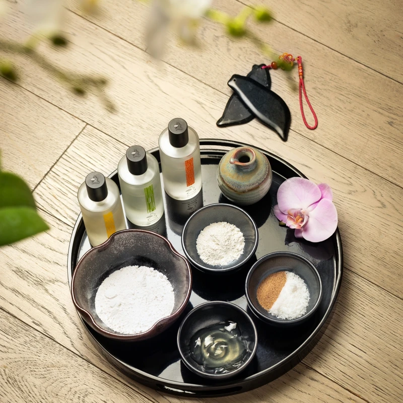 The Spa福爾摩沙使用產品。 The Spa福爾摩沙使用產品。