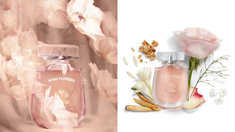 CREED迷蹤女香Wind Flowers情境圖。 CREED迷蹤女香Wind Flowers情境圖。