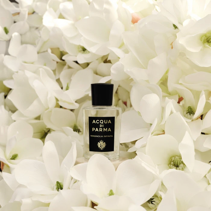 Acqua di Parma格調系列無限木蘭淡香精情境圖。 Acqua di Parma格調系列無限木蘭淡香精情境圖。