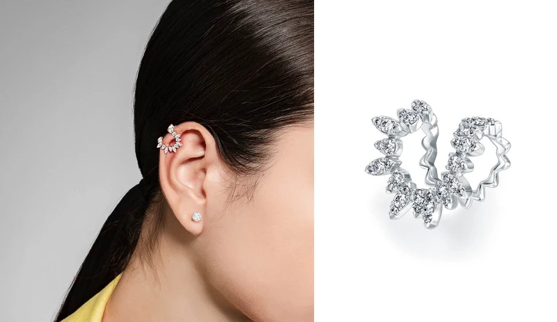 Aerial Sunburst Ear Cuff 鑽石耳夾 Aerial Sunburst Ear Cuff 鑽石耳夾