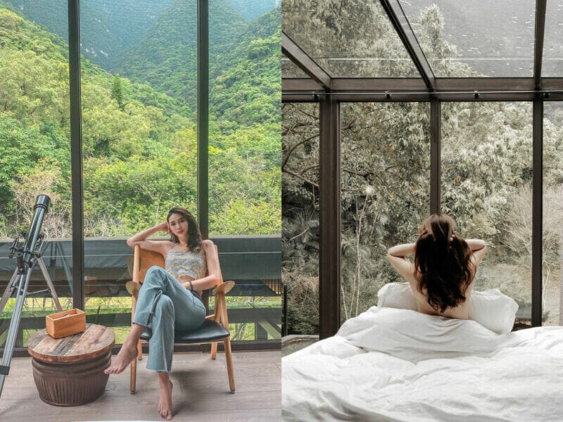 迴音谷森林民宿（圖/IG 左@vivi_n.wu、右@anpanfat）