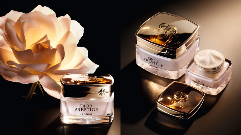 DIOR迪奧精萃再生玫瑰賦活乳霜15ml，NT5,000、50ml，NT14,000、填裝瓶NT12,500