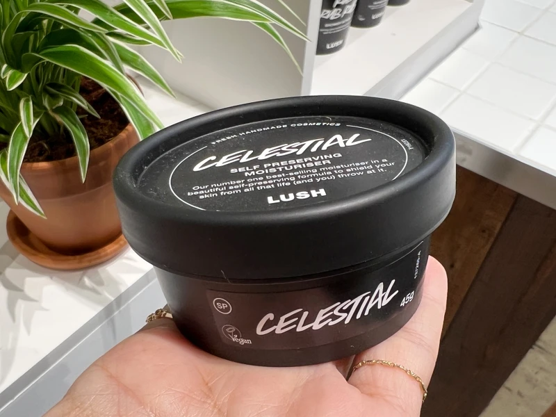 LUSH天上人間面霜–自然防腐配方Celestial Self-preserving Moisturiser 45g，NT1,150