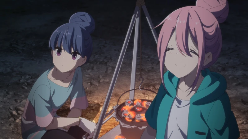 《搖曳露營△》志摩凜與撫子