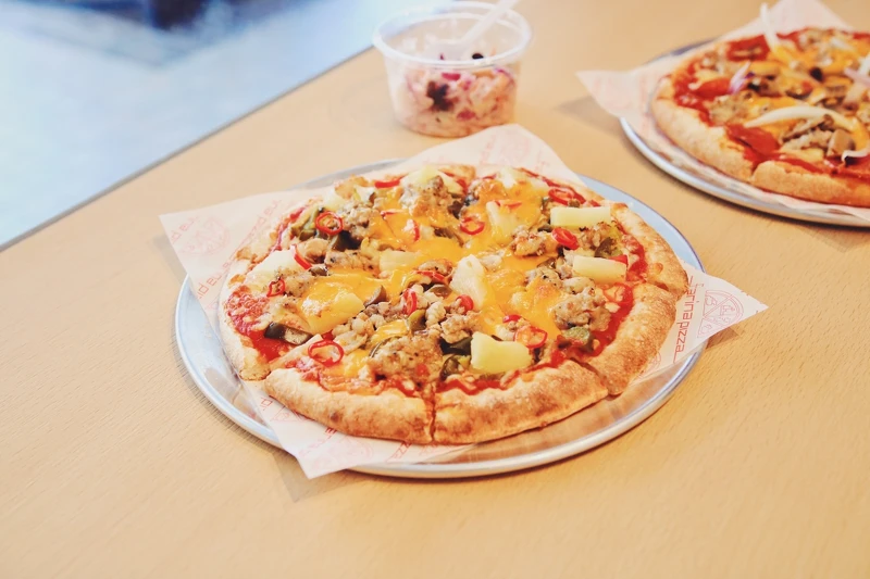 夏威夷披薩。 夏威夷披薩。