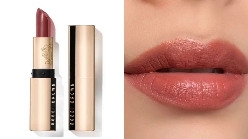 Bobbi Brown金緻緞光唇膏#NEUTRAL ROSE豆沙玫瑰實擦試色。 Bobbi Brown金緻緞光唇膏#NEUTRAL ROSE豆沙玫瑰實擦試色。
