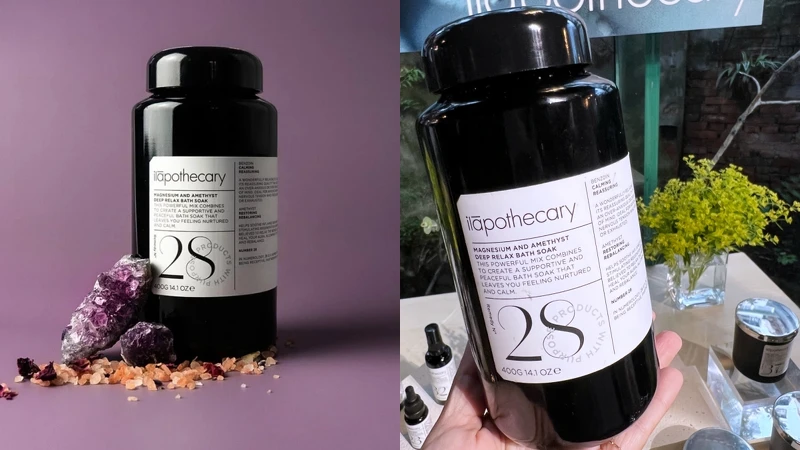 ilapothecary No.28紫晶鎂夢好眠浴鹽400g,NT2,680 ilapothecary No.28紫晶鎂夢好眠浴鹽400g,NT2,680