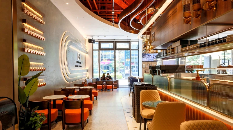 卡啡那CAFFAINA內湖啟航店 店裝