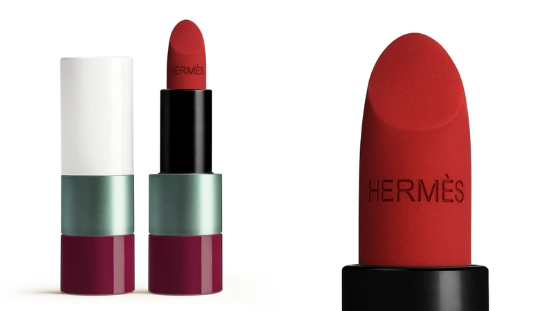 Hermes愛馬仕ROUGE HERMÈ 2022秋冬限量唇膏(#Rouge Feu烈焰紅)3.5g,NT2,600 Hermes愛馬仕ROUGE HERMÈ 2022秋冬限量唇膏(#Rouge Feu烈焰紅)3.5g,NT2,600