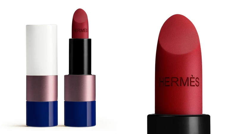 Hermes愛馬仕ROUGE HERMÈ 2022秋冬限量唇膏(#Rouge Grenat石榴紅)3.5g,NT2,600 Hermes愛馬仕ROUGE HERMÈ 2022秋冬限量唇膏(#Rouge Grenat石榴紅)3.5g,NT2,600