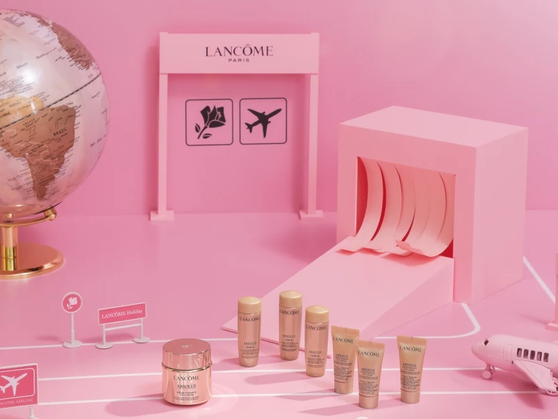 蘭蔻2022百貨週年慶第二週限定絕對完美乳霜搶購組情境美圖。