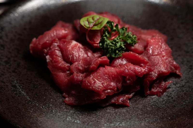 每日限量的溫體牛。 每日限量的溫體牛。