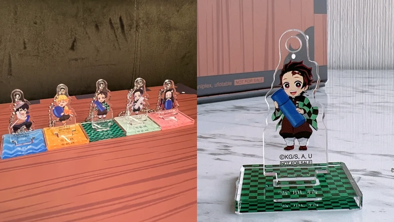 雪肌精×鬼滅之刃造型吊飾。