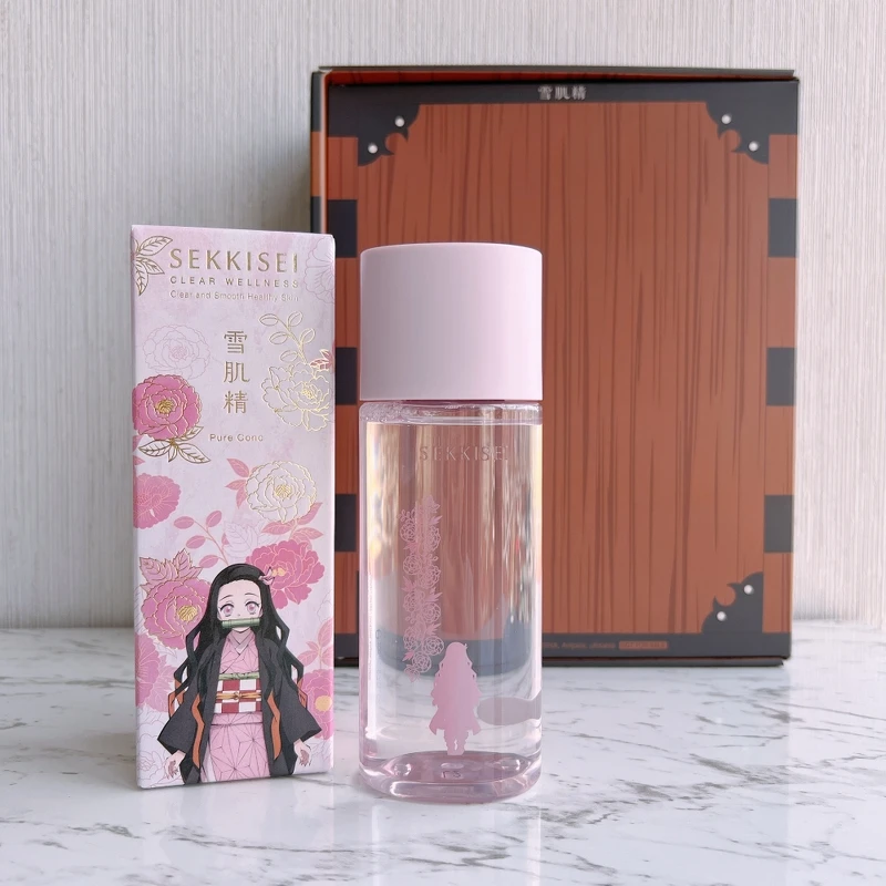 雪肌精×鬼滅之刃彌豆子木箱造型盒。