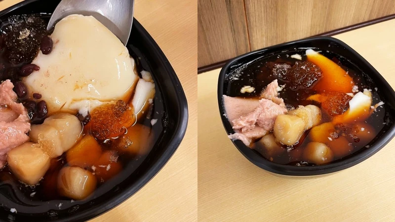 手工豆花搭三種配料 手工豆花搭三種配料