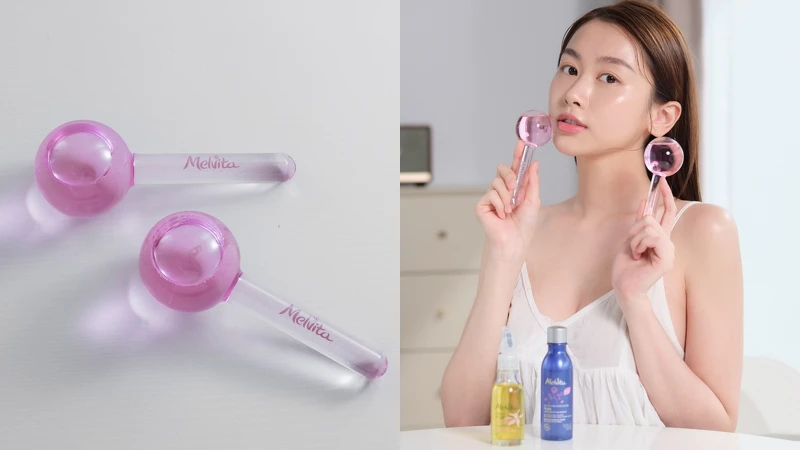 Melvita蜜葳特2022週年慶只送不賣的美容按摩冰球。