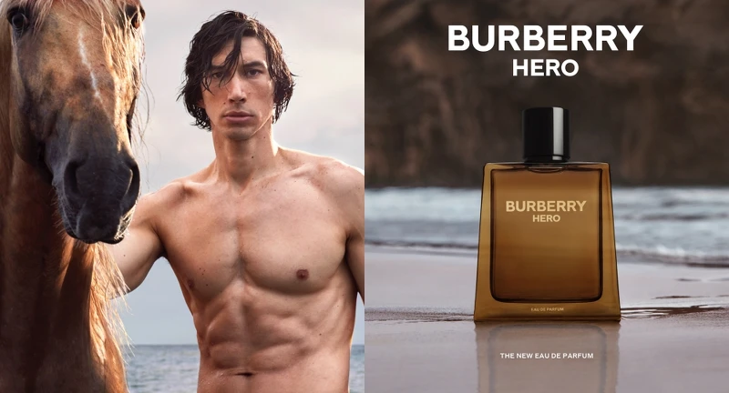 BURBERRY HERO英雄神話男性淡香精主視覺。