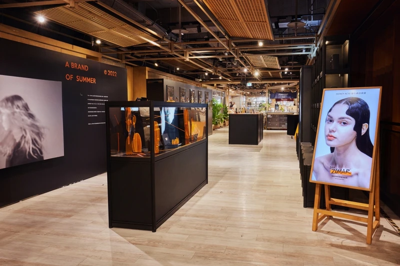 Der ZÖMAR品牌概念快閃店景。 Der ZÖMAR品牌概念快閃店景。