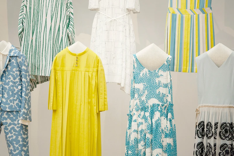 「森」將品牌400多件洋裝款式一字排開，十分壯觀。（Photograph：L . A . TOMARI）