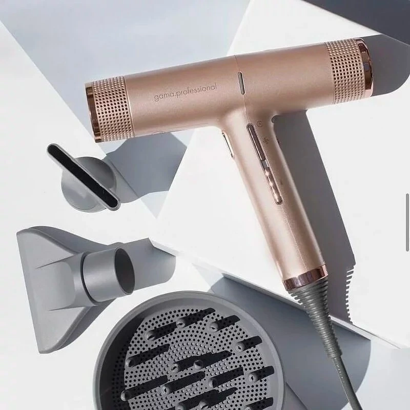 GAMA iQ Perfetto高效專業智能吹風機玫瑰金。 GAMA iQ Perfetto高效專業智能吹風機玫瑰金。