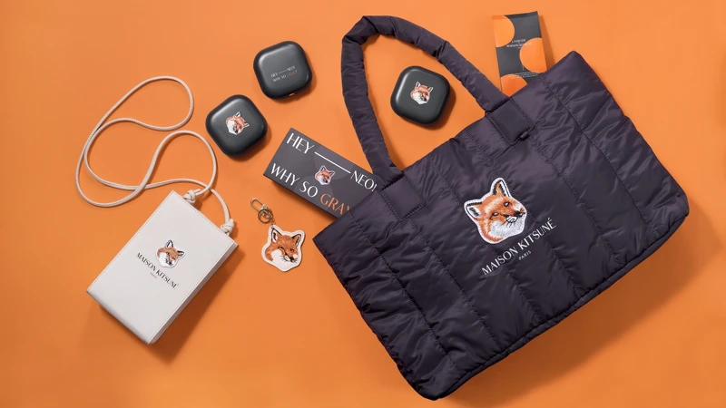 Laneige蘭芝X Maison Kitsune 2022年聯名系列周邊商品。