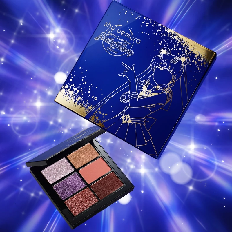 shu uemura植村秀x《美少女戰士Eternal》劇場版永恆月稜鏡6色眼影盤，NT1,900