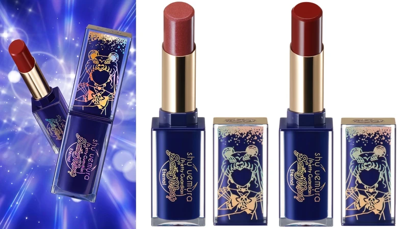 shu uemura植村秀x《美少女戰士Eternal》劇場版無色限鏡光唇膏(共兩色)，NT1,100