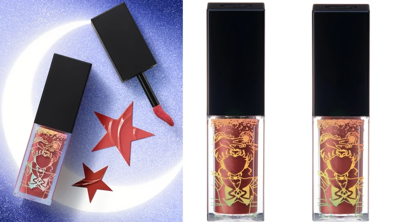 shu uemura植村秀x《美少女戰士Eternal》劇場版無色限奶油緞光唇釉(共兩色)，NT1,200