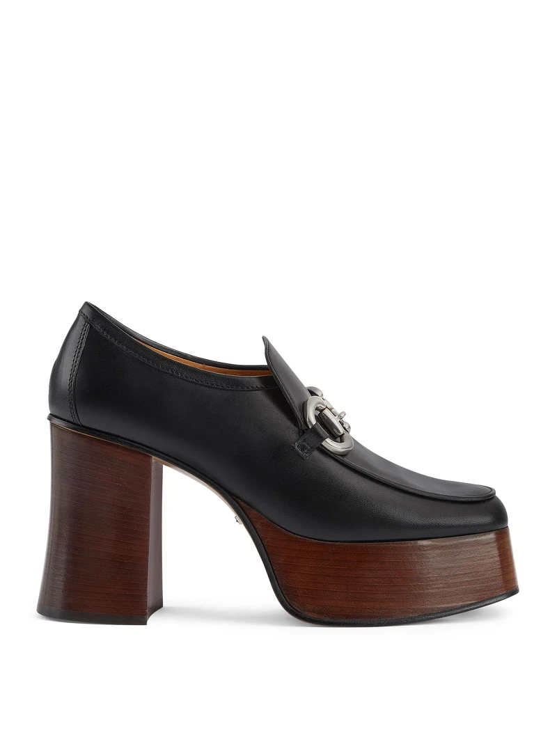 黑棕色馬銜鍊厚底莫卡辛鞋, $40,800 黑棕色馬銜鍊厚底莫卡辛鞋, $40,800