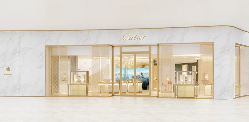 卡地亞台北101旗艦店 3F_台北101旗艦店3樓入口處