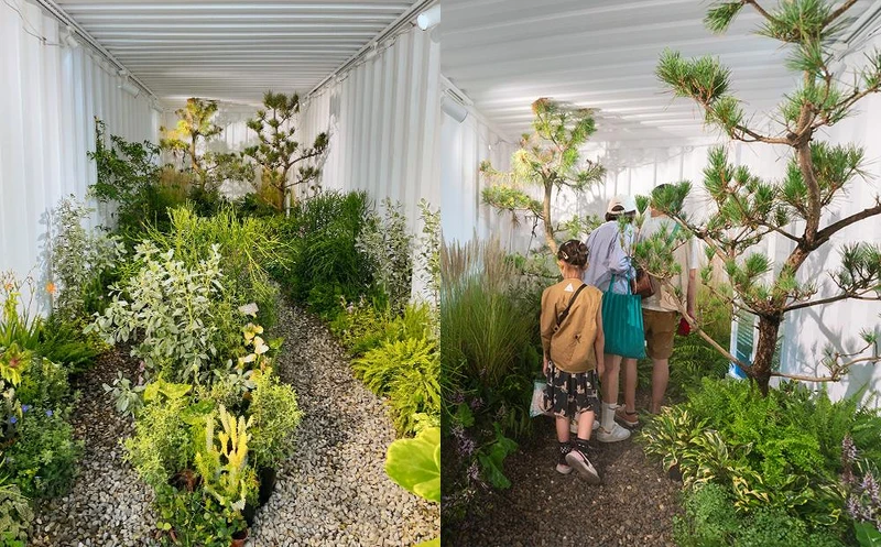 太研設計 吳書原《島嶼之野》，從海拔0到2500公尺，將台灣這座島嶼的豐富地景，放進一個貨櫃當中，各式地形的野生植物之美盡入眼簾，深刻感受台灣珍貴的島嶼之野。