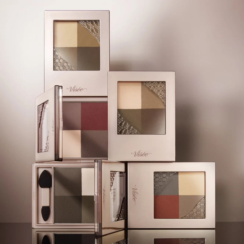 Visée唯霧時尚眼彩(#BE-1率性奶茶棕、#BR-3休閒深栗棕、#GY-5俐落亞麻灰、#PK-4柔和煙燻粉、#RD-2帥氣磚紅棕)5g，NT360