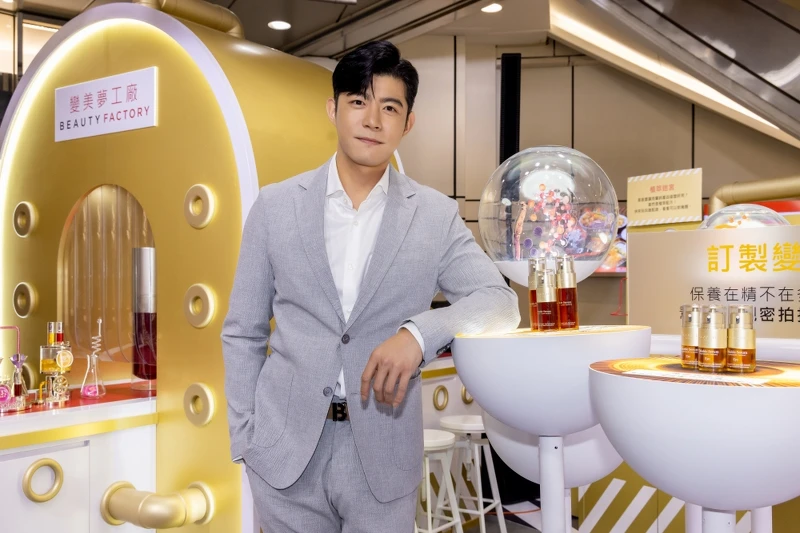 王柏傑出席克蘭詩變美夢工廠活動照。 王柏傑出席克蘭詩變美夢工廠活動照。