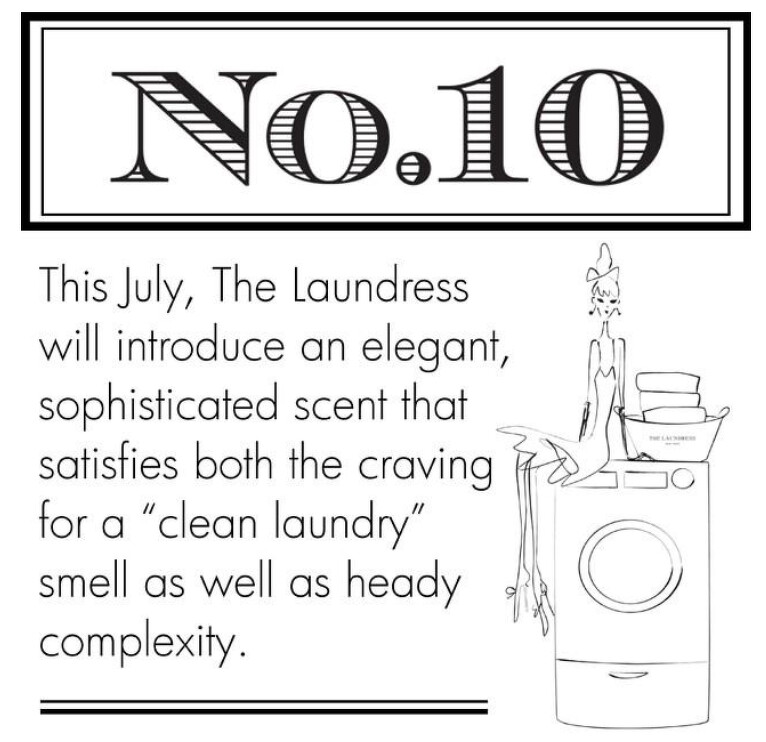 THE LAUNDRESS 2014年慶祝品牌10週年推出限定款洗衣精- No.10洗衣精(10號洗衣精)。 THE LAUNDRESS 2014年慶祝品牌10週年推出限定款洗衣精- No.10洗衣精(10號洗衣精)。