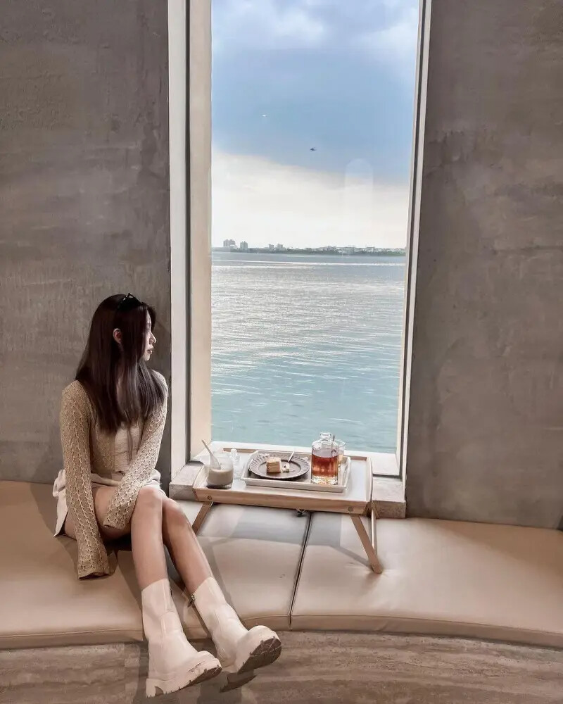 海上教堂咖啡館 圖片來源/ IG@double__girl 海上教堂咖啡館 圖片來源/ IG@double__girl