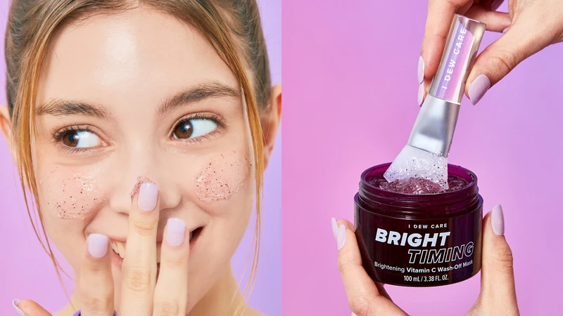 I DEW CARE葡萄籽C水亮果凍面膜100ml，NT700