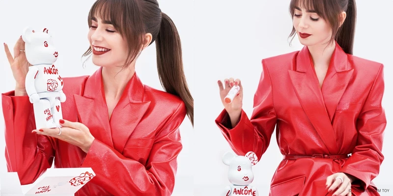 LANCÔME x BE@RBRICK聯名系列產品情境圖。