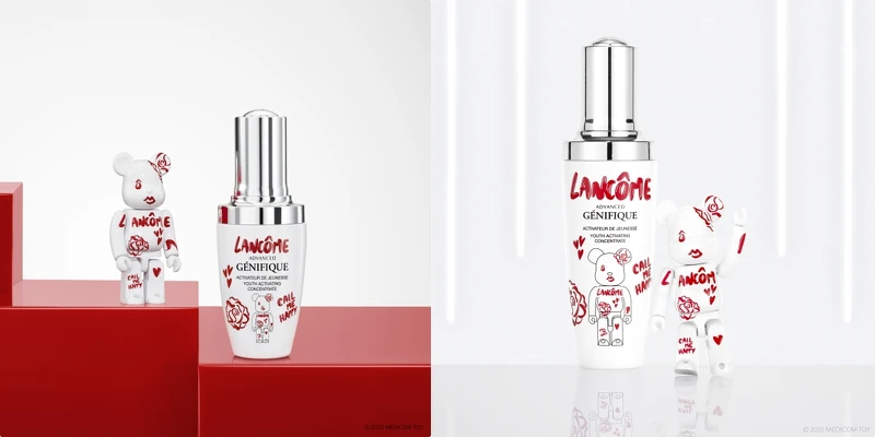 LANCÔME蘭蔻超未來肌因賦活露BE@RBRICK限定版)30ml，NT3,100、50ml， NT4,380