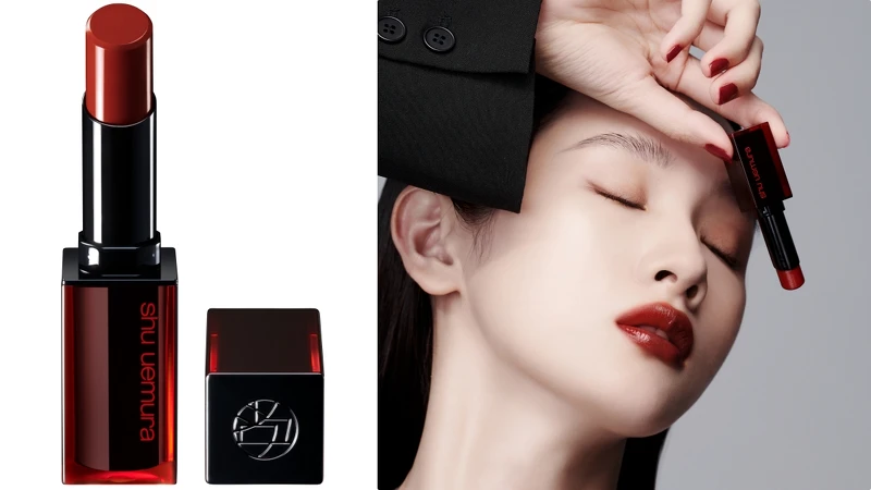 植村秀無色限鏡光唇膏(AL BR787前衛漆棕),NT1,100 植村秀無色限鏡光唇膏(AL BR787前衛漆棕),NT1,100