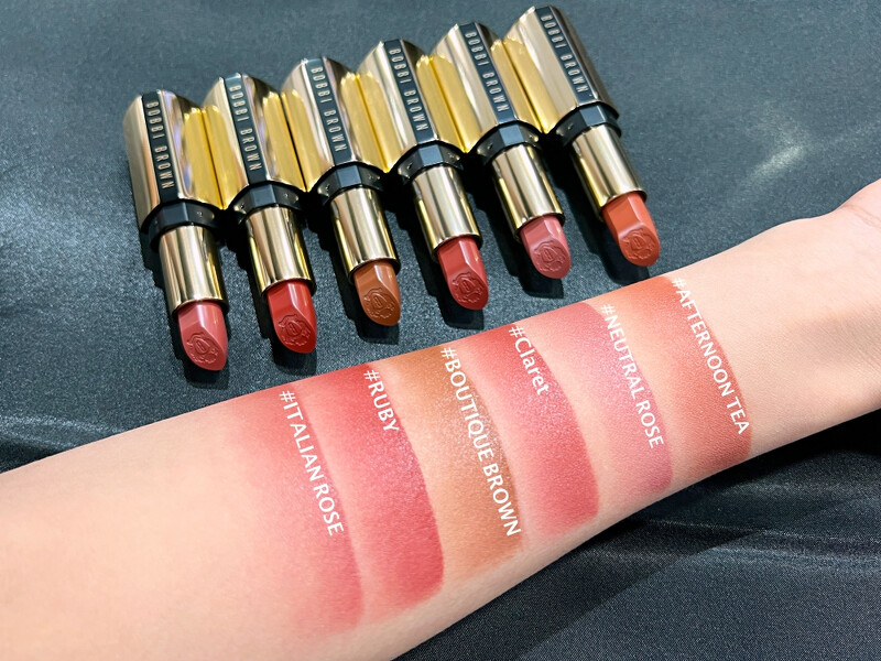 Bobbi Brown金緻緞光唇膏主打色號。 Bobbi Brown金緻緞光唇膏主打色號。