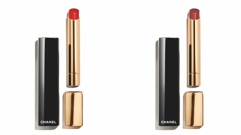 CHANEL香奈兒超炫耀精萃唇膏(#817新月、#827月影)，NT1,780