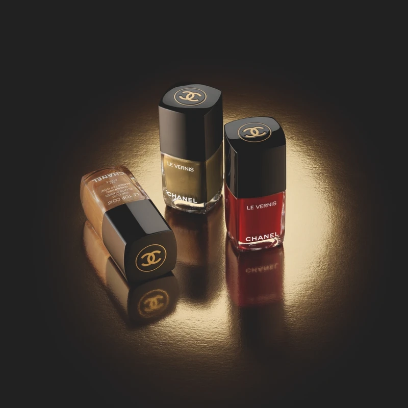 CHANEL香奈兒時尚恆彩指甲油情境圖。