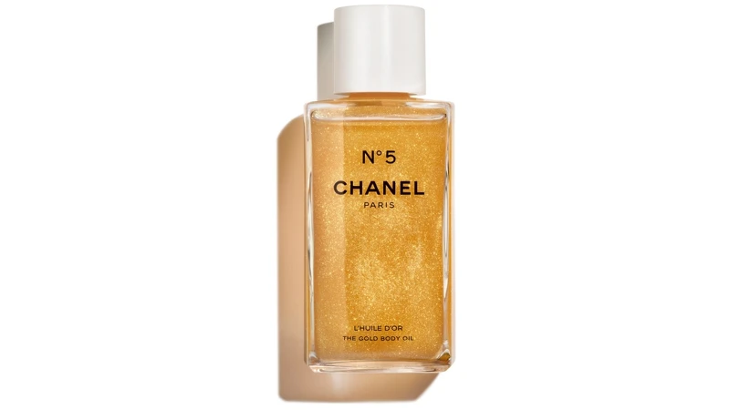 CHANEL香奈兒N°5絲光柔膚煥亮身體油250ml，NT4,020