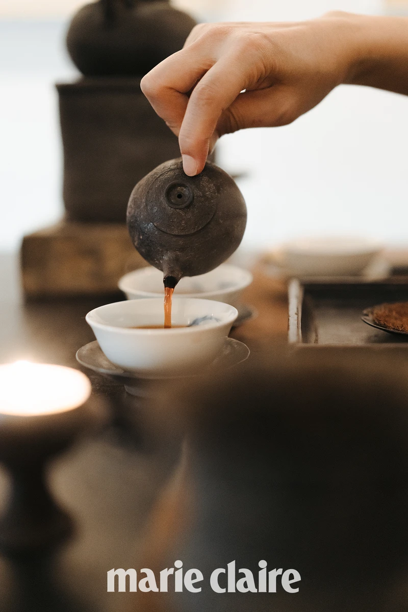 預約制炭火茶席。 預約制炭火茶席。