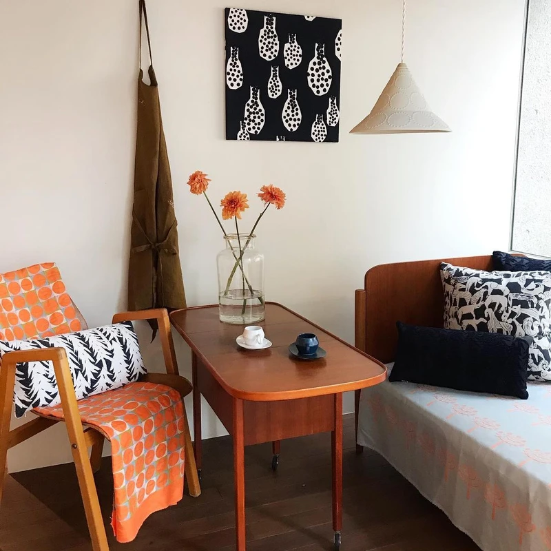 minä perhonen 從時裝跨足家飾領域。（photo by @mina_perhonen.jp ）