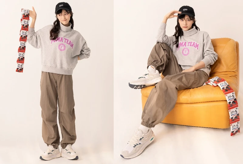 Puma T棒球外套(F) NT$3280,Puma T高領衫NT$2080,PUMA TRC BLAZE 鞋款NT$3680。 Puma T棒球外套(F) NT$3280,Puma T高領衫NT$2080,PUMA TRC BLAZE 鞋款NT$3680。